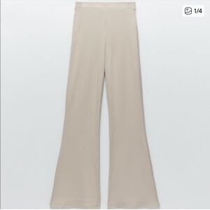 Zara Cream Knit Pants